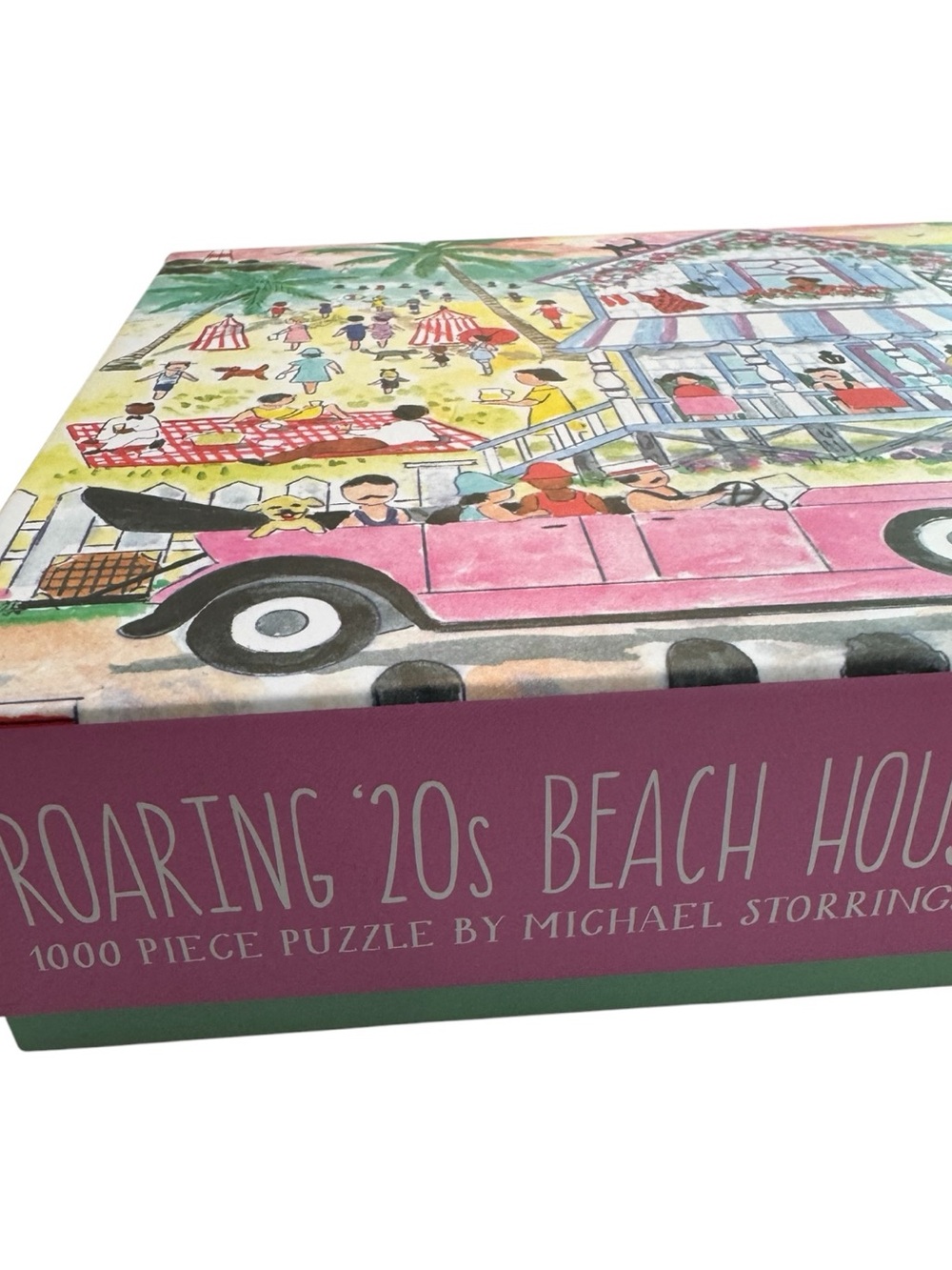 💕Galison Michael Storrings Roaring 20s Beach House 1000-Piece Jigsaw Puzzle